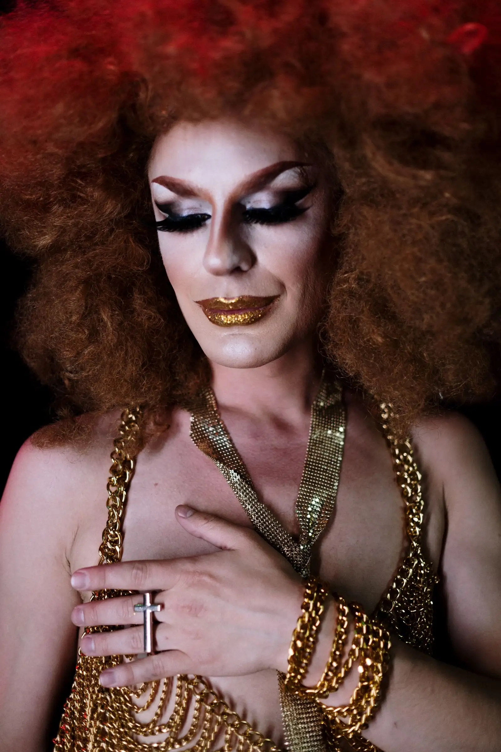 Drag performance portrait by By Ender Photography