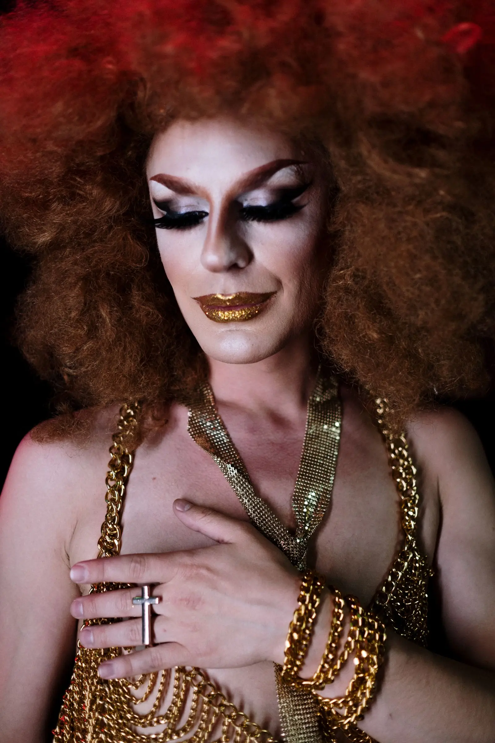 Drag performance portrait by By Ender Photography
