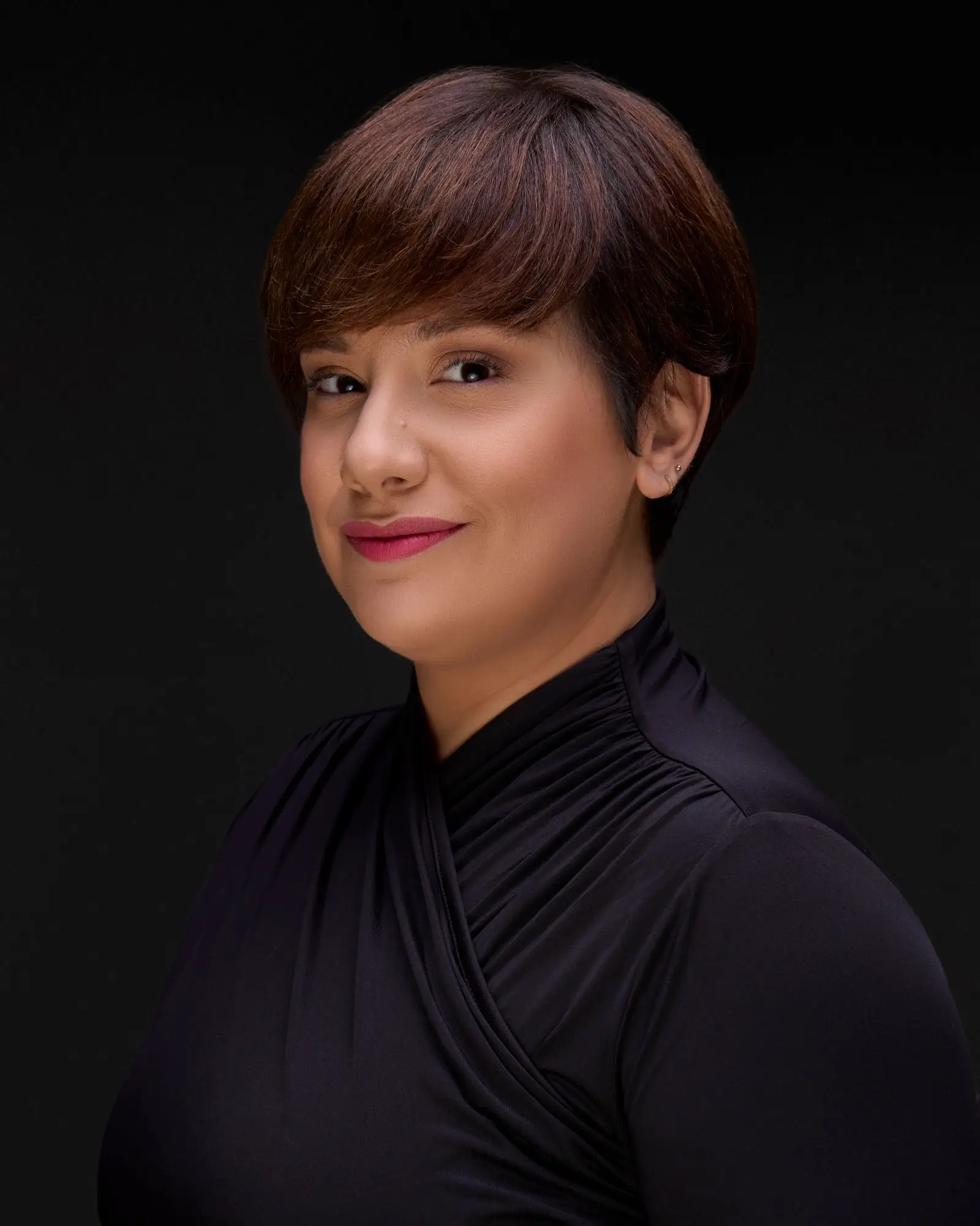 Studio headshot session at By Ender Photography